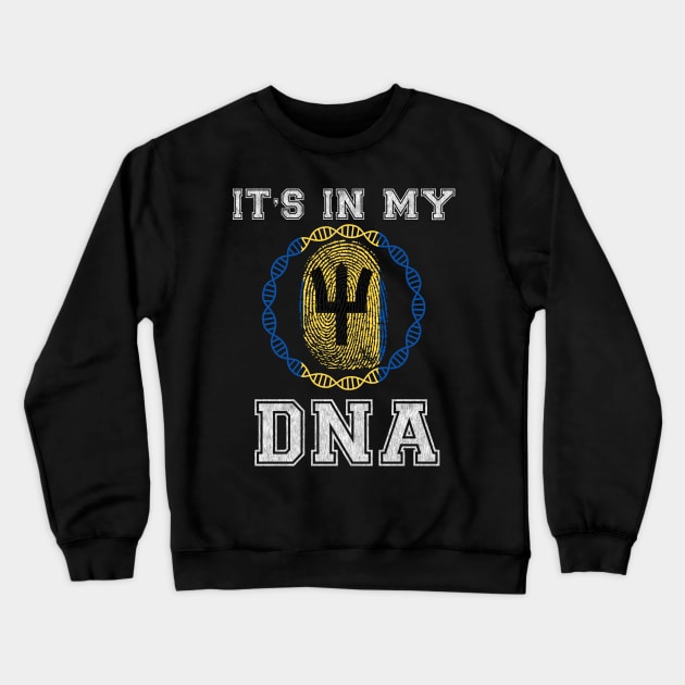 Barbados  It's In My DNA - Gift for Barbadian From Barbados Crewneck Sweatshirt by Country Flags